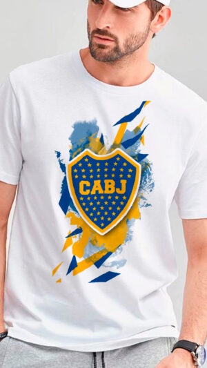 BLANCA BOCA JUNIORS 05.png Remera Boca Juniors