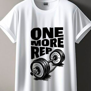 Remera estampa One More Rep