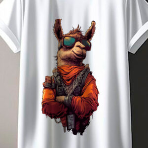 Remera estampada Llama