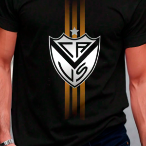 Remera estampada escpdo Vélez Sarfield