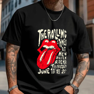 Remera The Rolling Stones de estilo clásico y rockero