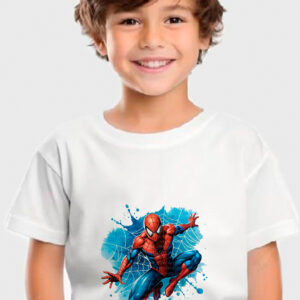 Remera infantil estampada Hombre Araña