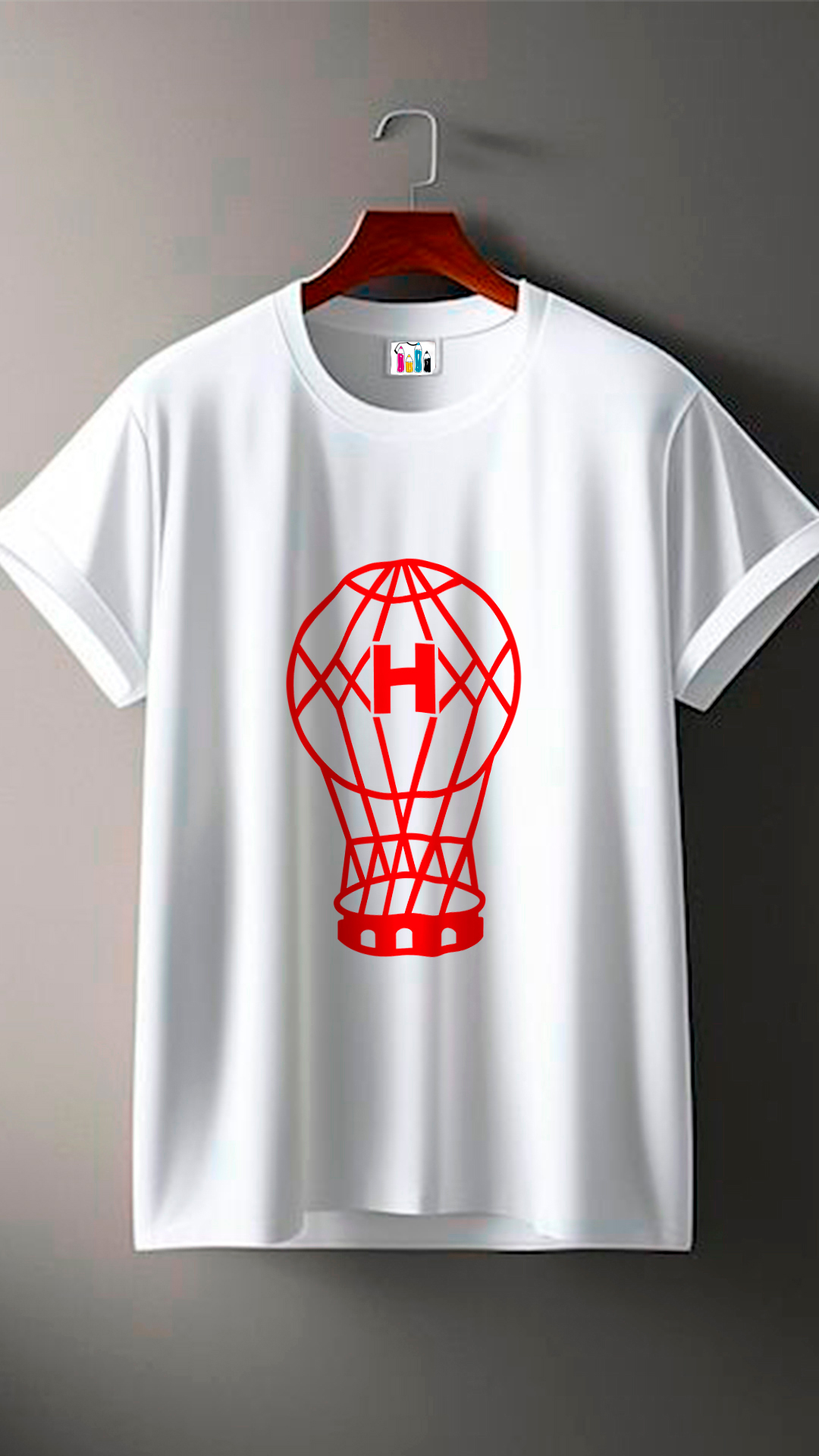 Remera estampada Huracán