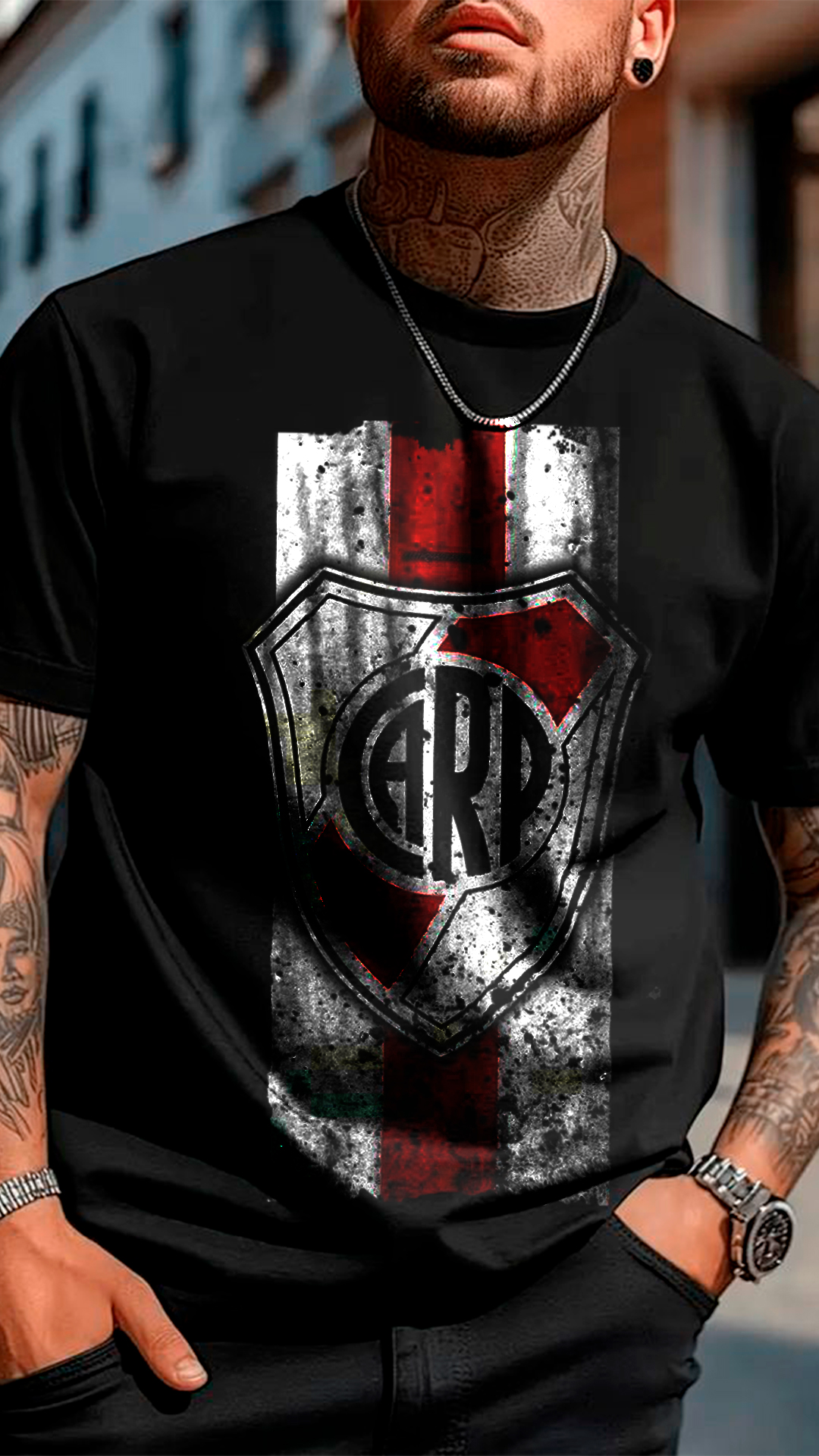 Remera estampada River Plate