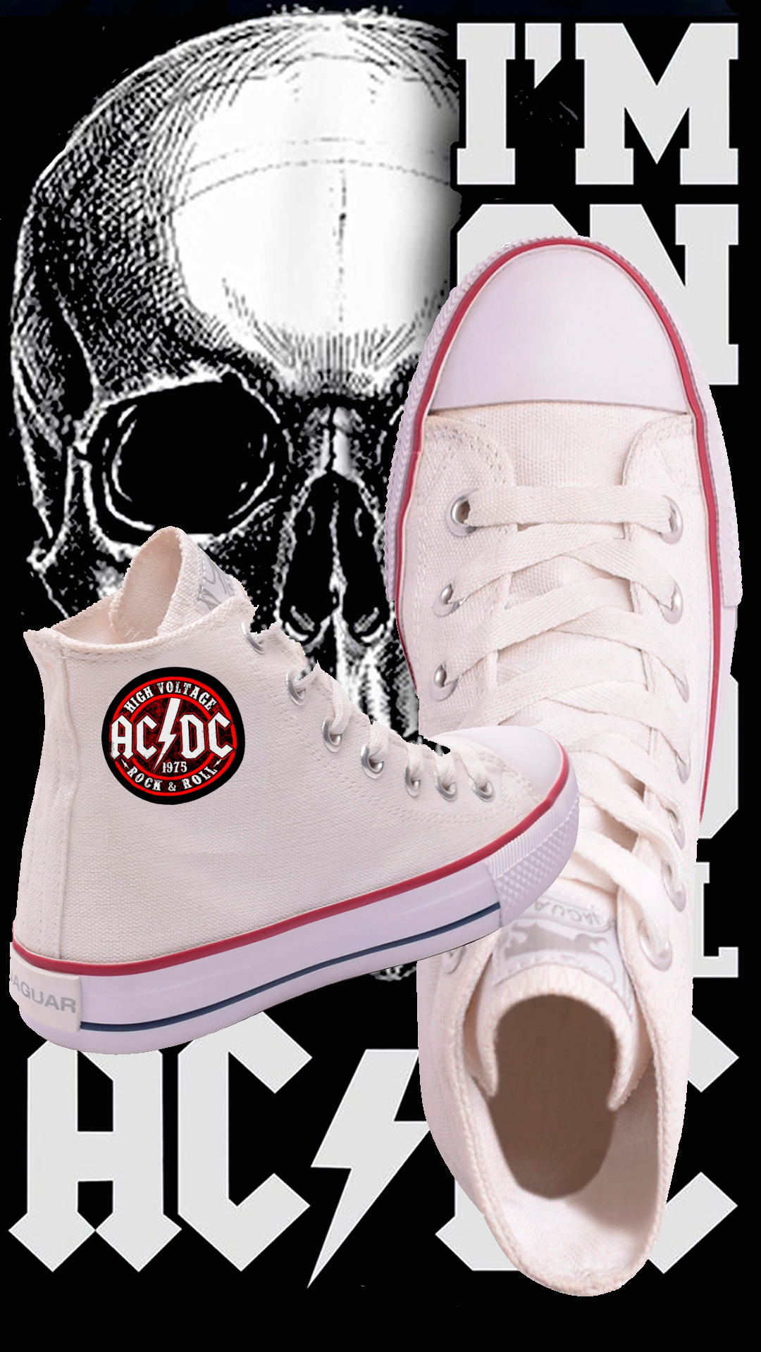 Zapatillas caña alta estampadas AC/DC - Image 3