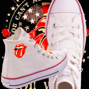 Zapatillas caña alta estampadas Rollig Stone